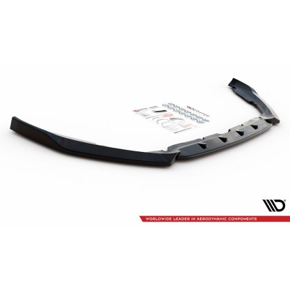 Maxton Design spoiler pod přední nárazník pro Ford Mondeo Mk5, černý lesklý plast ABS, Facelift