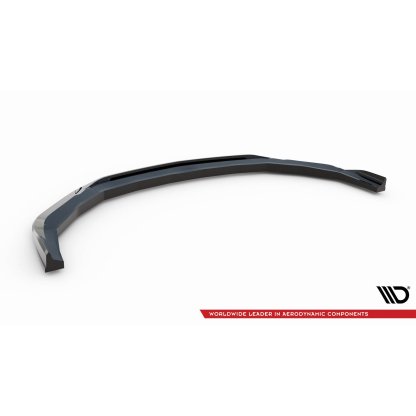 Maxton Design spoiler pod přední nárazník pro Ford Mustang Mk7 GT, černý lesklý plast ABS