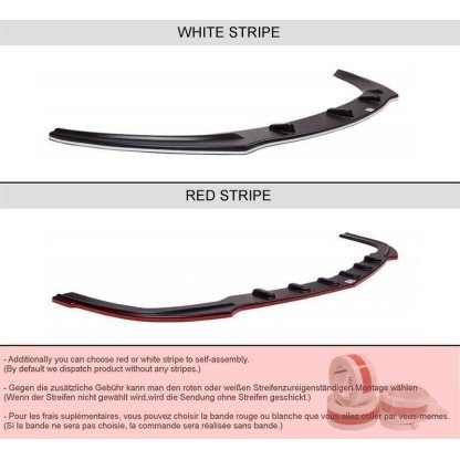 Maxton Design spoiler pod přední nárazník pro Honda Civic Mk8, plast ABS bez povrchové úpravy, předfacelift, r.v. 2006-2009
