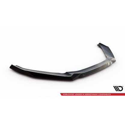 Maxton Design spoiler pod přední nárazník pro Hyundai Veloster N Mk2, černý lesklý plast ABS