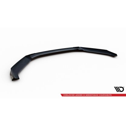 Maxton Design spoiler pod přední nárazník pro Hyundai Veloster N Mk2, černý lesklý plast ABS