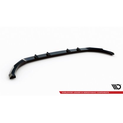 Maxton Design spoiler pod přední nárazník pro Kia EV9 Mk1 GT-Line, černý lesklý plast ABS