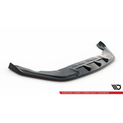 Maxton Design spoiler pod přední nárazník pro Maserati Granturismo, černý lesklý plast ABS, Facelift
