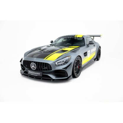 Maxton Design spoiler pod přední nárazník pro Mercedes AMG GT C C190 Facelift, černý lesklý plast ABS