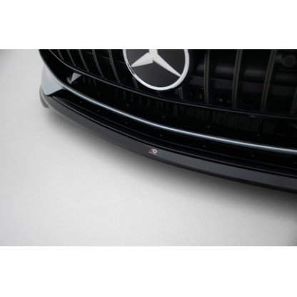 Maxton Design spoiler pod přední nárazník pro Mercedes AMG GT C192 /63, černý lesklý plast ABS