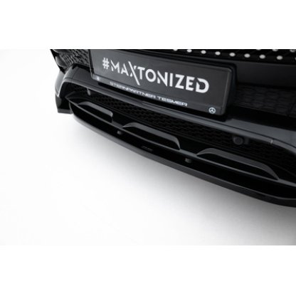 Maxton Design spoiler pod přední nárazník pro Mercedes GLE Coupe C167, černý lesklý plast ABS, AMG / AMG-Line