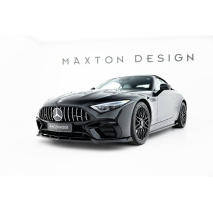Maxton Design spoiler pod přední nárazník pro Mercedes SL R232/AMG 63, černý lesklý plast ABS