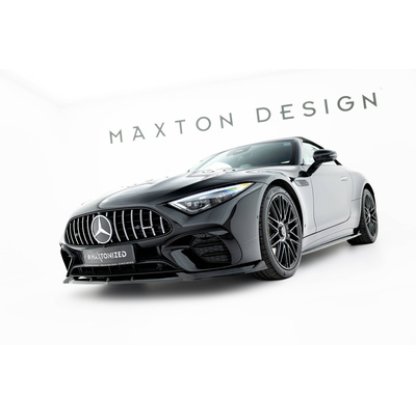 Maxton Design spoiler pod přední nárazník pro Mercedes SL R232/AMG 63, černý lesklý plast ABS