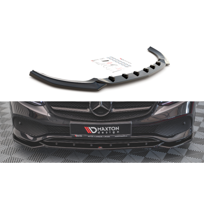 Maxton Design spoiler pod přední nárazník pro Mercedes třída E W213/Standard, černý lesklý plast ABS