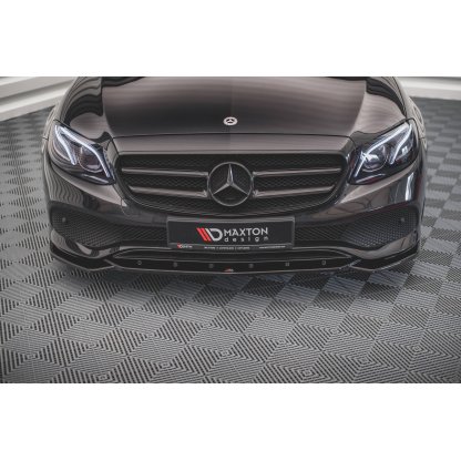 Maxton Design spoiler pod přední nárazník pro Mercedes třída E W213/Standard, černý lesklý plast ABS