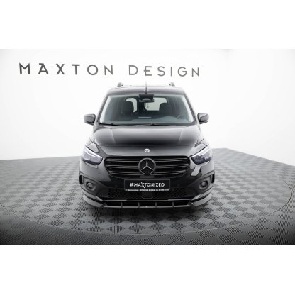 Maxton Design spoiler pod přední nárazník pro Mercedes třída T W420, černý lesklý plast ABS