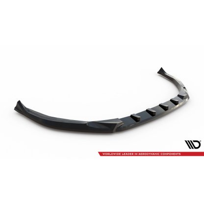 Maxton Design spoiler pod přední nárazník pro Peugeot 308 GT Mk3, černý lesklý plast ABS, SW/Hatchback