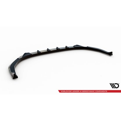 Maxton Design spoiler pod přední nárazník pro Peugeot 308 GT Mk3, černý lesklý plast ABS, SW/Hatchback