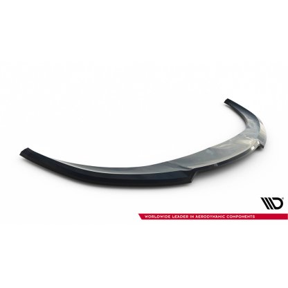 Maxton Design spoiler pod přední nárazník pro Porsche Taycan Turbo S Mk1, černý lesklý plast ABS