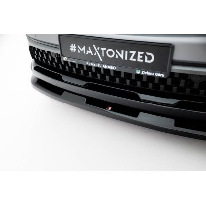 Maxton Design spoiler pod přední nárazník pro Renault Austral Mk1, černý lesklý plast ABS, Iconic, Iconic Esprit Alpine