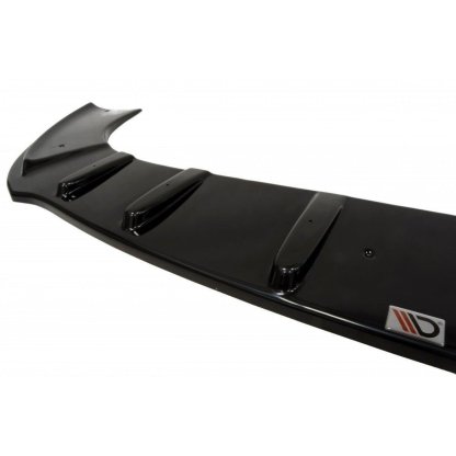 Maxton Design spoiler pod přední nárazník pro Seat Leon Mk1, černý lesklý plast ABS