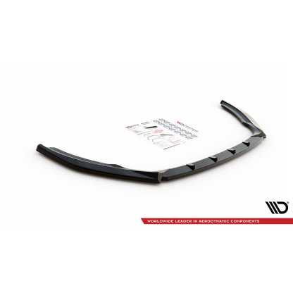 Maxton Design spoiler pod přední nárazník pro Škoda Fabia MK3 Facelift, černý lesklý plast ABS