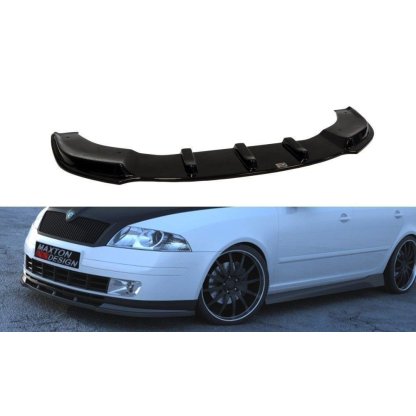Maxton Design spoiler pod přední nárazník pro Škoda Octavia Mk2, plast ABS bez povrchové úpravy