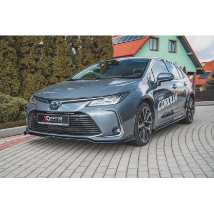 Maxton Design spoiler pod přední nárazník pro Toyota Corolla XII 2019-/Sedan, plast ABS bez povrchové úpravy