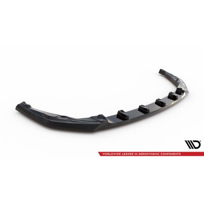 Maxton Design spoiler pod přední nárazník pro Toyota Sienna Mk4, černý lesklý plast ABS