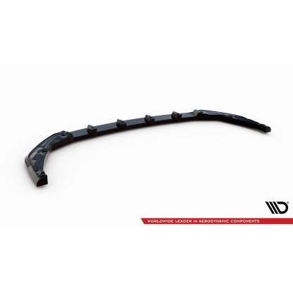 Maxton Design spoiler pod přední nárazník pro Toyota Sienna Mk4, černý lesklý plast ABS