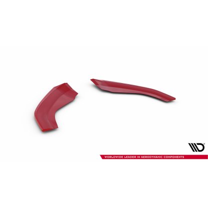 Maxton Design spoiler pod přední nárazník pro Volkswagen Golf GTI Mk7 Facelift, černý lesklý plast ABS