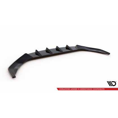 Maxton Design spoiler pod přední nárazník pro Volkswagen Jetta Mk7 GLI, černý lesklý plast ABS