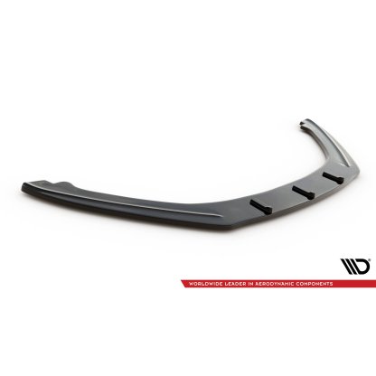 Maxton Design spoiler pod přední nárazník pro Volkswagen Scirocco Mk3, černý lesklý plast ABS