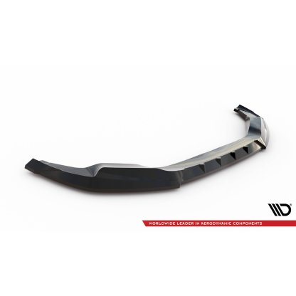 Maxton Design spoiler pod přední nárazník v.1 pro BMW X4 M F98, černý lesklý plast ABS