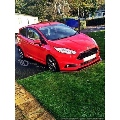 Maxton Design spoiler pod přední nárazník v.1 pro Ford Fiesta ST Mk7 Facelift, plast ABS bez povrchové úpravy
