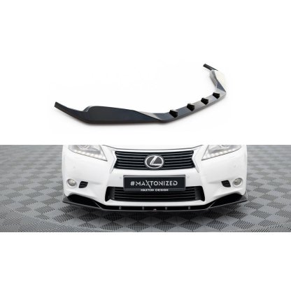 Maxton Design spoiler pod přední nárazník v.1 pro Lexus GS MK4, černý lesklý plast ABS, L10