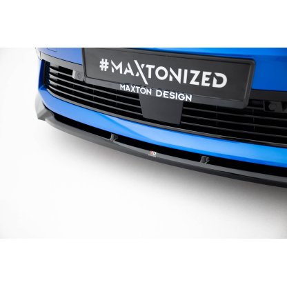 Maxton Design spoiler pod přední nárazník v.1 pro Opel Astra L (Mk5), černý lesklý plast ABS, Sports Tourer/ Hatchback