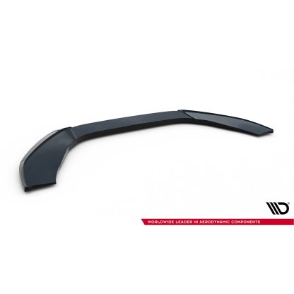Maxton Design spoiler pod přední nárazník ver.1 pro Audi A6 C7 FL, černý lesklý plast ABS