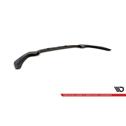 Maxton Design spoiler pod přední nárazník ver.1 pro BMW řada 1 F20- F21 Facelift, černý lesklý plast ABS, černý lesklý plast ABS