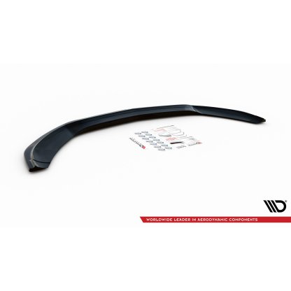 Maxton Design spoiler pod přední nárazník ver.1 pro Mercedes třída C W205/C43 AMG, černý lesklý plast ABS