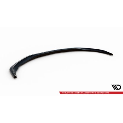 Maxton Design spoiler pod přední nárazník ver.1 pro Mercedes třída C W205/C63 AMG, černý lesklý plast ABS, Combi