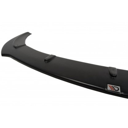 Maxton Design spoiler pod přední nárazník ver.1 pro Seat Leon Cupra Mk2, černý lesklý plast ABS