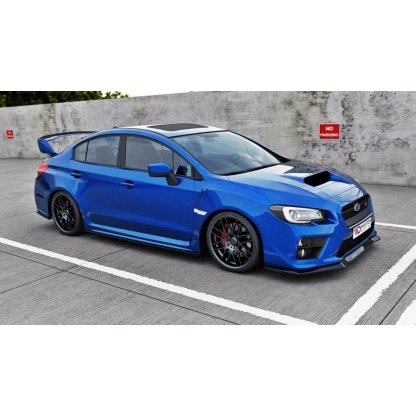 Maxton Design spoiler pod přední nárazník ver.1 pro Subaru Impreza Mk4, černý lesklý plast ABS