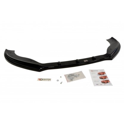 Maxton Design spoiler pod přední nárazník ver.1 pro Volkswagen CC, černý lesklý plast ABS