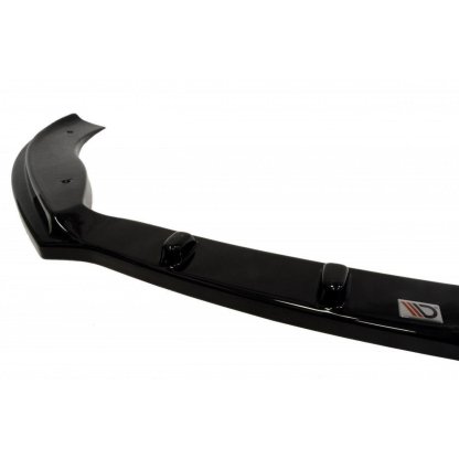 Maxton Design spoiler pod přední nárazník ver.1 pro Volkswagen CC, černý lesklý plast ABS