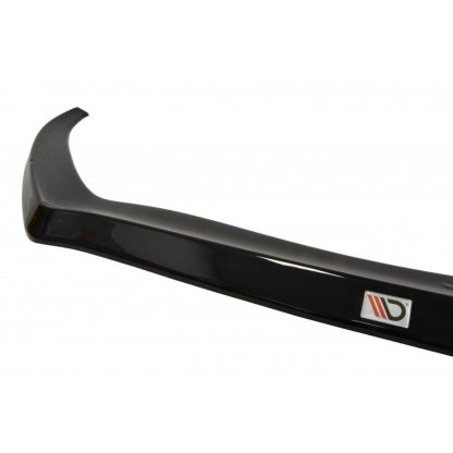 Maxton Design spoiler pod přední nárazník ver.2 pro Audi A4 B8 Facelift, černý lesklý plast ABS