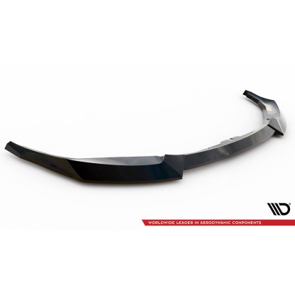 Maxton Design spoiler pod přední nárazník ver.2 pro BMW M2 G87, černý lesklý plast ABS