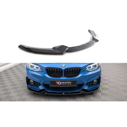 Maxton Design spoiler pod přední nárazník ver.2 pro BMW řada 2 F22, carbon-Look, M-pack