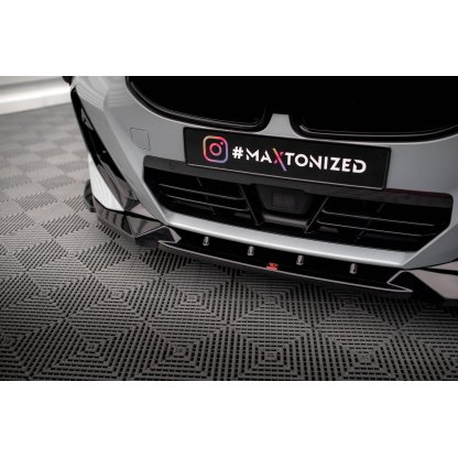 Maxton Design spoiler pod přední nárazník ver.2 pro BMW řada 2 G42 M240i, G42 M-Pack, carbon-Look