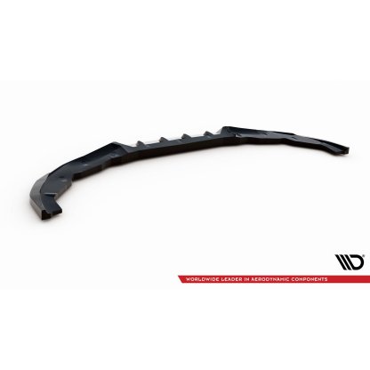 Maxton Design spoiler pod přední nárazník ver.2 pro BMW řada 2 G42 M240i, G42 M-Pack, černý lesklý plast ABS