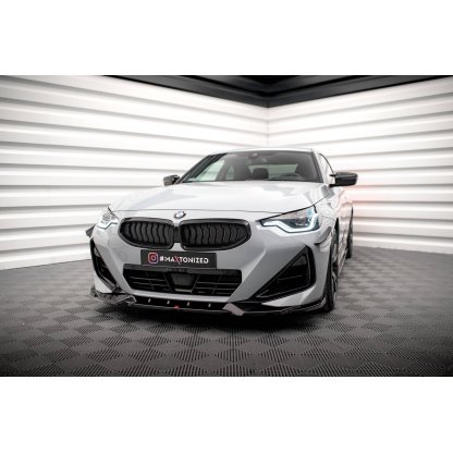 Maxton Design spoiler pod přední nárazník ver.2 pro BMW řada 2 G42 M240i, G42 M-Pack, plast ABS bez povrchové úpravy