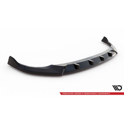 Maxton Design spoiler pod přední nárazník ver.2 pro BMW řada 2 G42 Standard, černý lesklý plast ABS