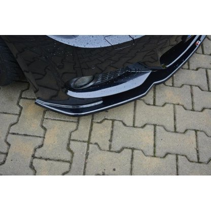 Maxton Design spoiler pod přední nárazník ver.2 pro BMW řada 3 E92 Facelift, černý lesklý plast ABS