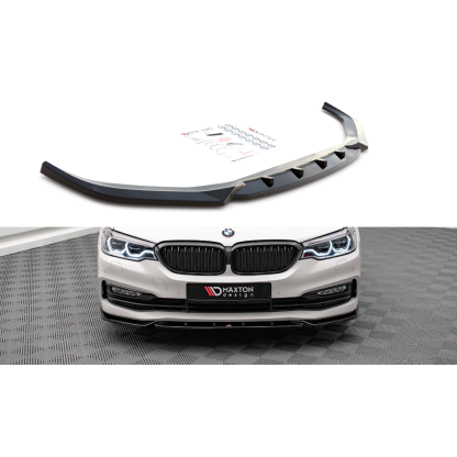 Maxton Design spoiler pod přední nárazník ver.2 pro BMW řada 5 G30, černý lesklý plast ABS