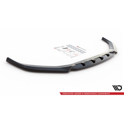 Maxton Design spoiler pod přední nárazník ver.2 pro BMW řada 5 G30, černý lesklý plast ABS